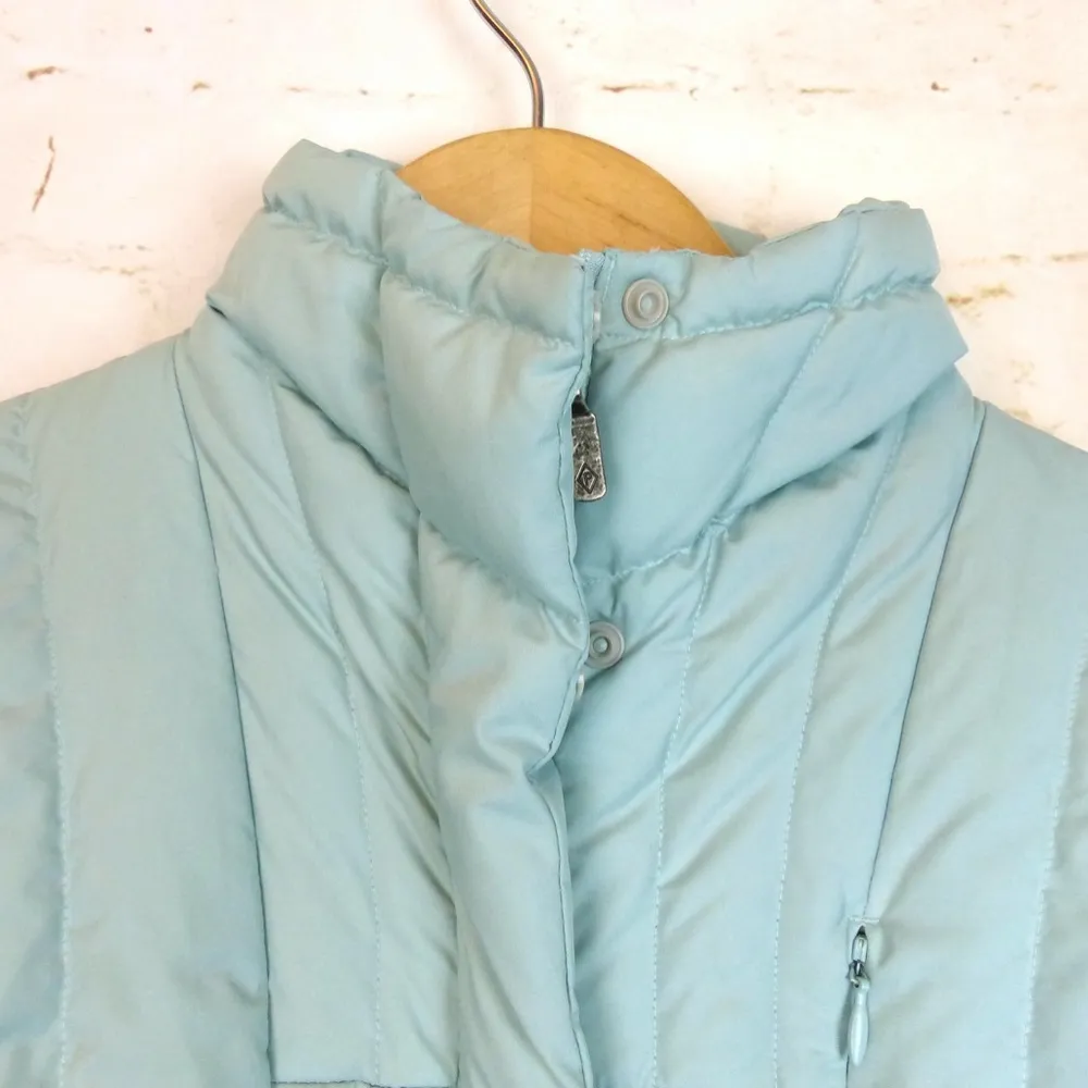 Patagonia Jacket Women XS Aqua Winter Rays Coat Goosedown Y2K Gorpcore ST 28455 - Image 3