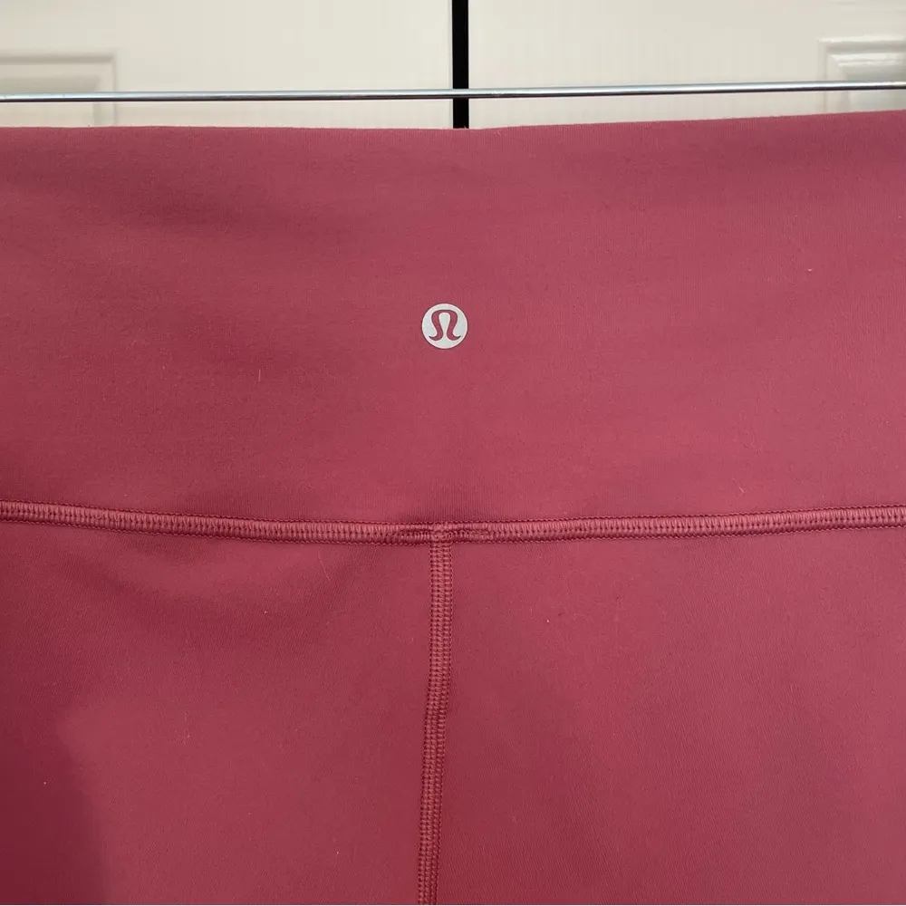 Lululemon Wunder Under High Rise Leggings Sz 10 Mauve Dusty Rose Full On Luon - Image 7