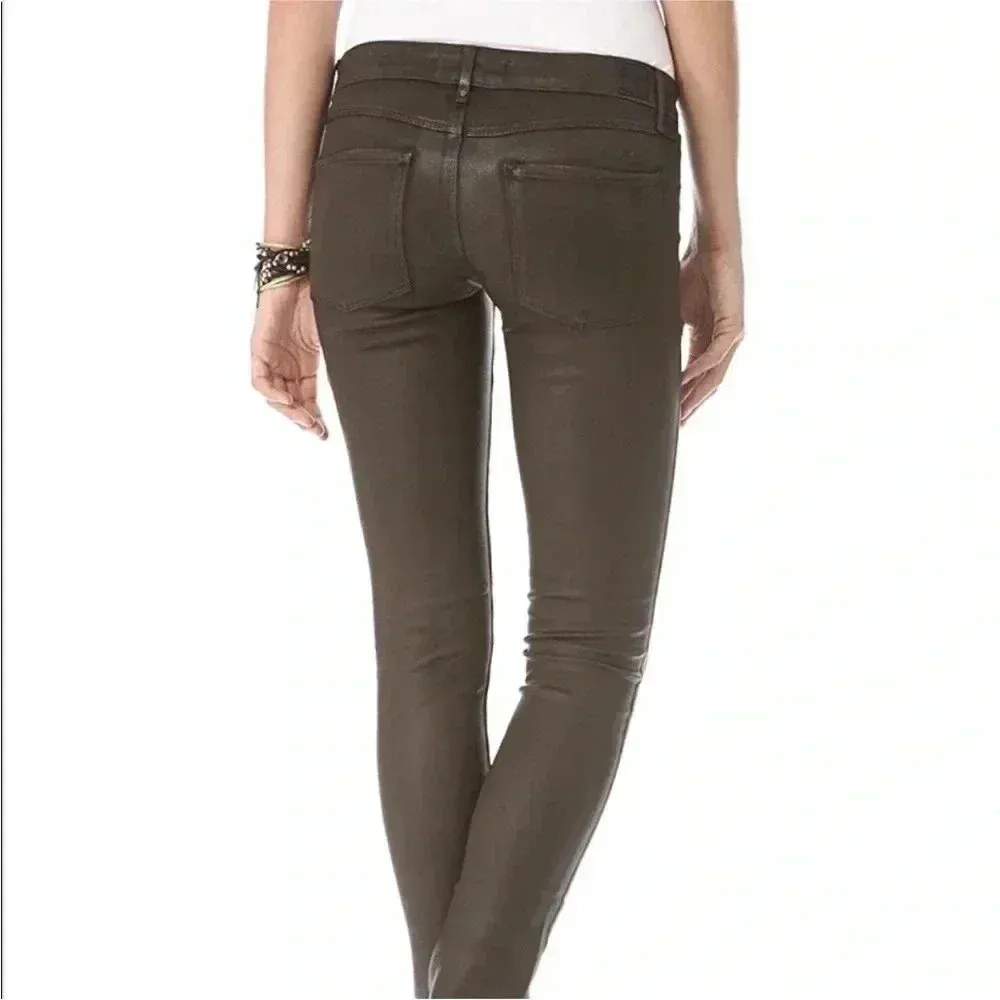 NWT Habitual Alice Coated Skinny Jeans Mid Rise Color Hide Sz 26 - Image 4