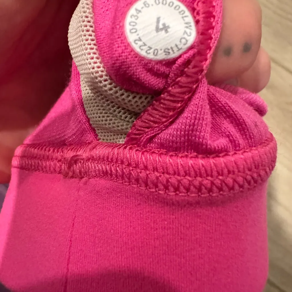 Lululemon Flow Y Bra in Sonic Pinkf - Image 3