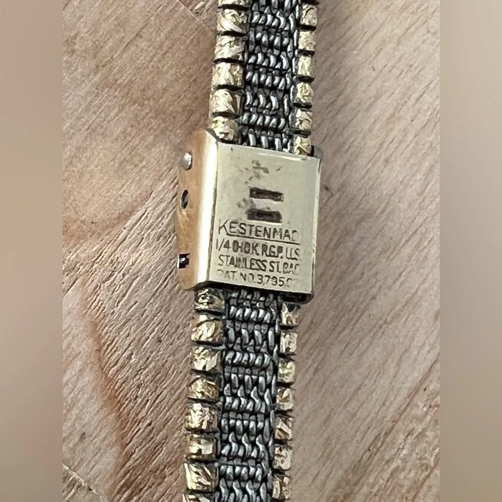 Hamilton Rare Vintage Mechanical Ladies Watch Gold Bracelet Case Bronze Dial - Image 13