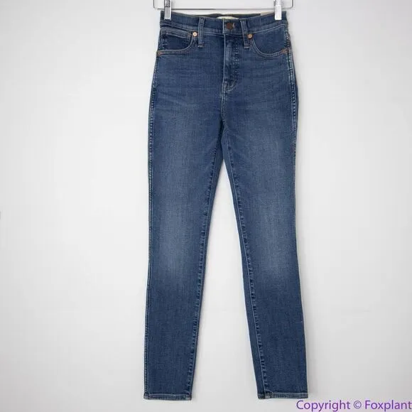 NEW Madewell 10" High-Rise Skinny Jeans‎ in Wendover Wash: TENCEL™, 24 - Image 3