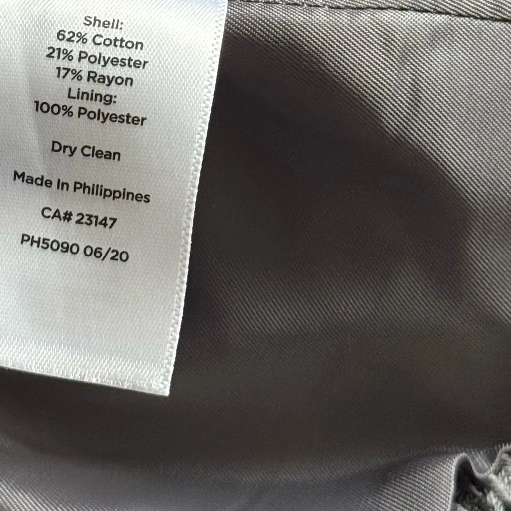 Talbots Double Breasted Bradwell Plaid Blazer Jacket | 6 Petite - Image 7