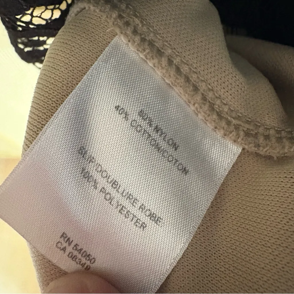 ROBERT RODRIGUEZ Black Lace Mini Dress Size 10‎ - Image 7