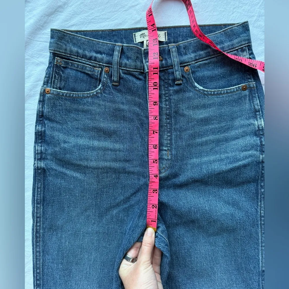 Madewell High Waisted Stovepipe Denim Jeans in Pendleton - Image 11