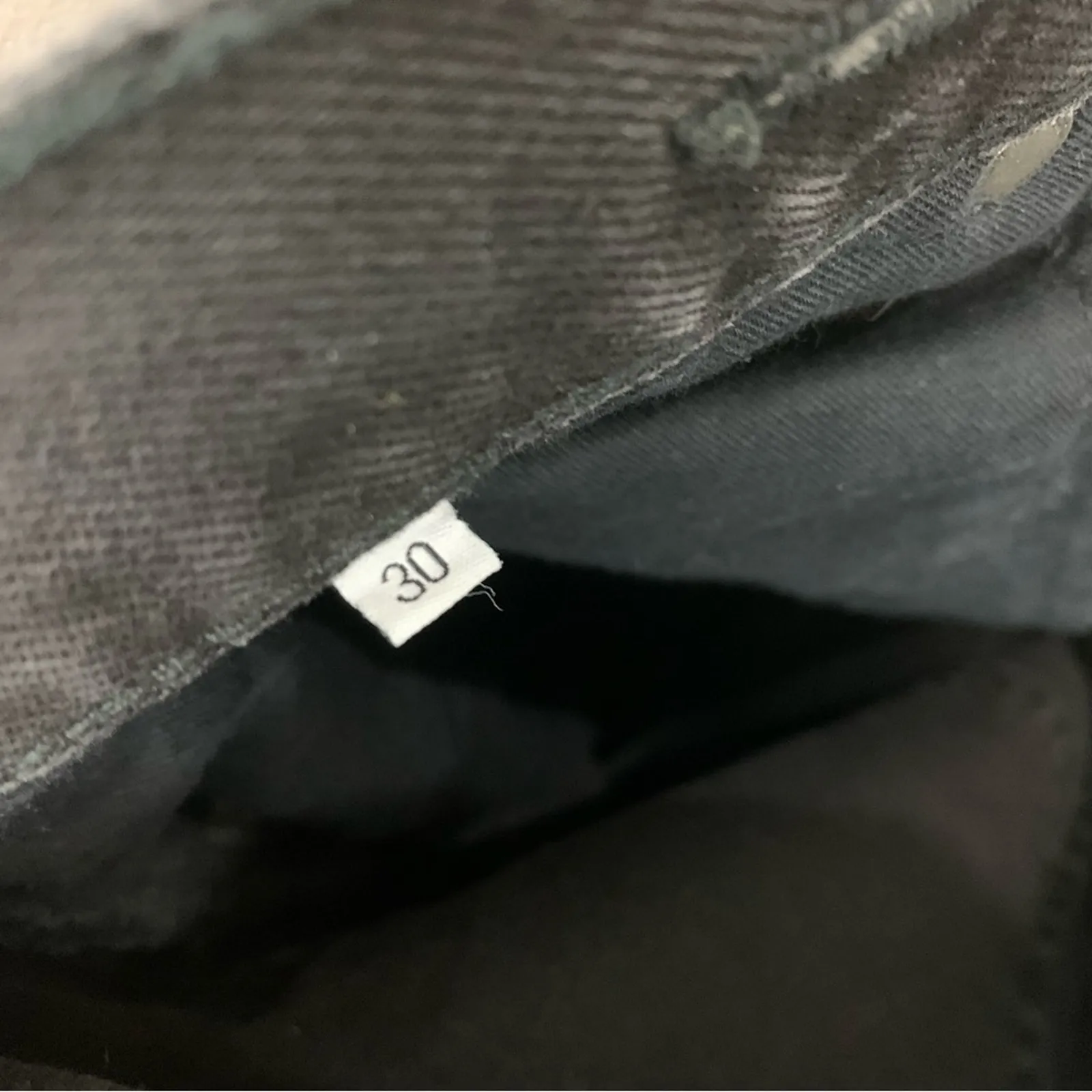 Boyish Women's Casey High Rise Jeans Midnight Cowboy Non-Stretch Black Size 30 - Image 7