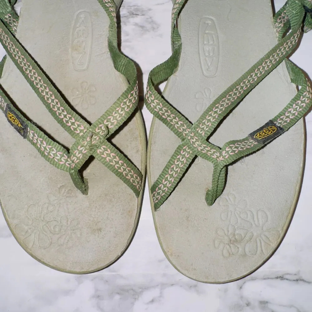 Keen Women's La Paz Green Strappy Toe Strap Sandals size US 7 - Image 3