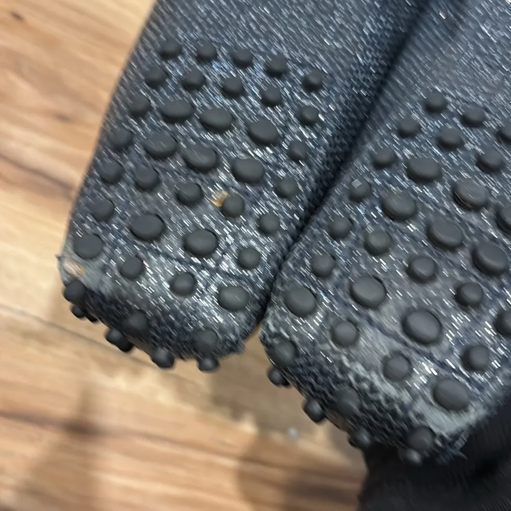 Tod’s Metallic Sparkle Driving Mocs Gray Size 8 - Image 7