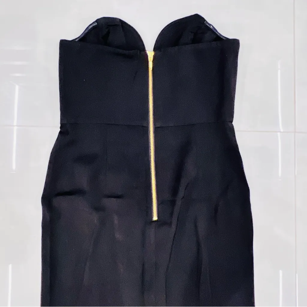 SHONA JOY Core U Strapless Dress in Black NWT Sz US4 - Image 10