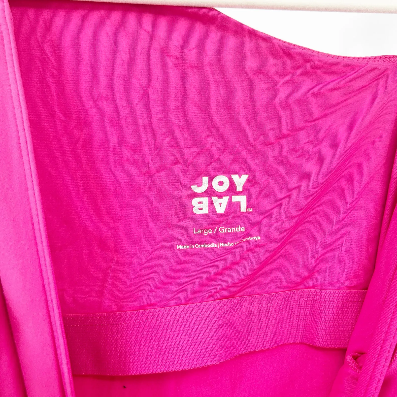 JoyLab Womens Athleisure Cutout‎ Asymmetrical Neck Flare Leg Bodysuit Jumpsuit L - Image 6