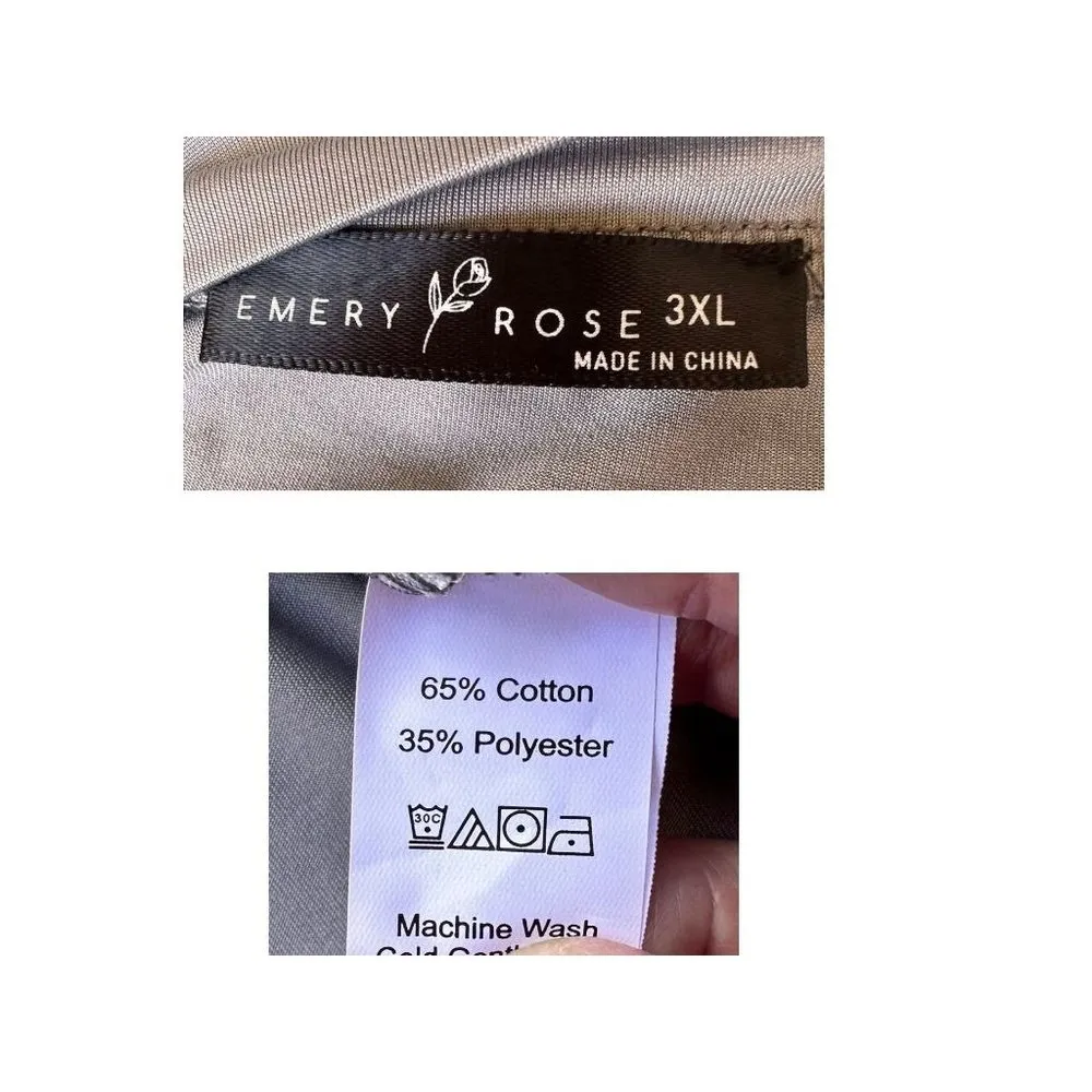 Emery Rose Dress 3XL Gray Colorful Cats Art to Wear Kitty Lover Festive … Size undefined - Image 11