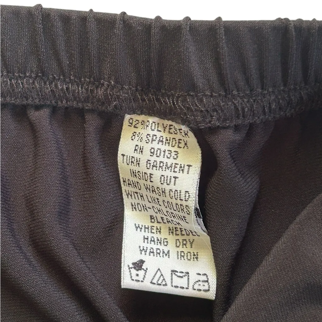 NWT Bob Mackie Wearable Art Flowy Pants Black Size 3XP - Image 8