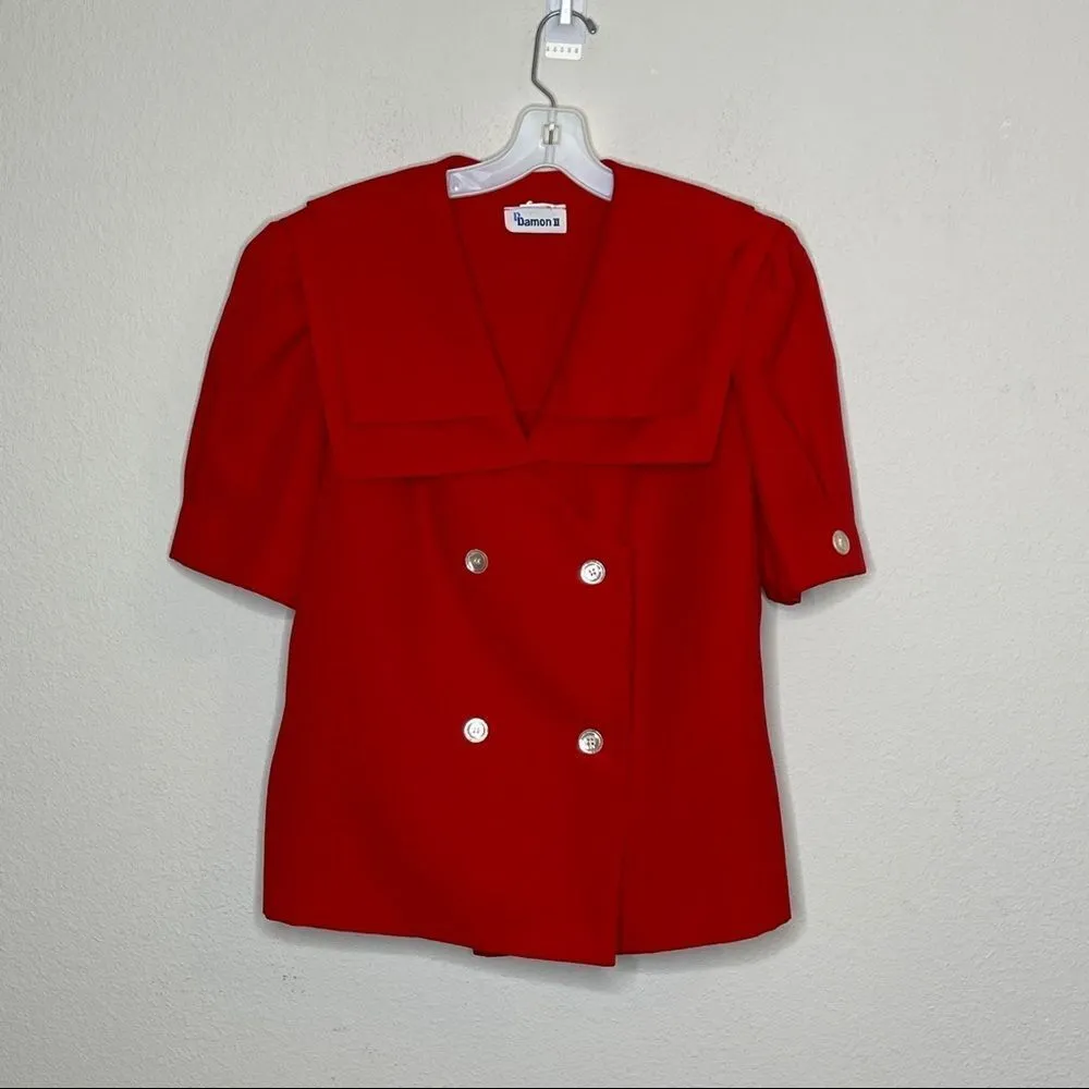 Vintage Damon II Skirt‎ Set Red Size XL - Image 7