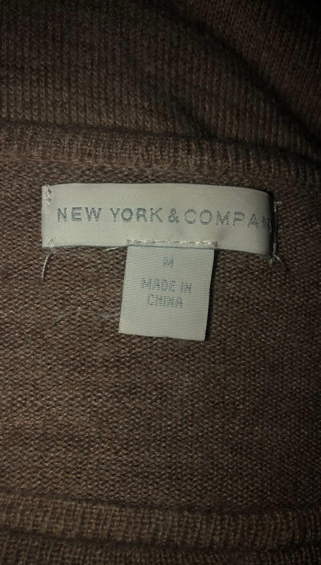 New York & Co Marled Asymmetrical Hem Sweater  - Image 4