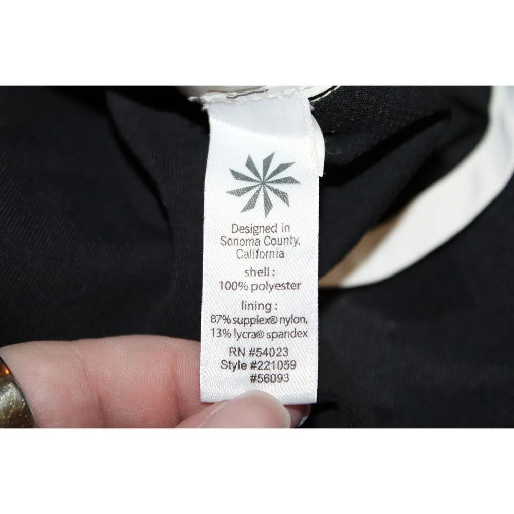 Womens Athleta Hana Short 2 In 1  Black Polyester Spandex Athletic Shorts Size M - Image 6