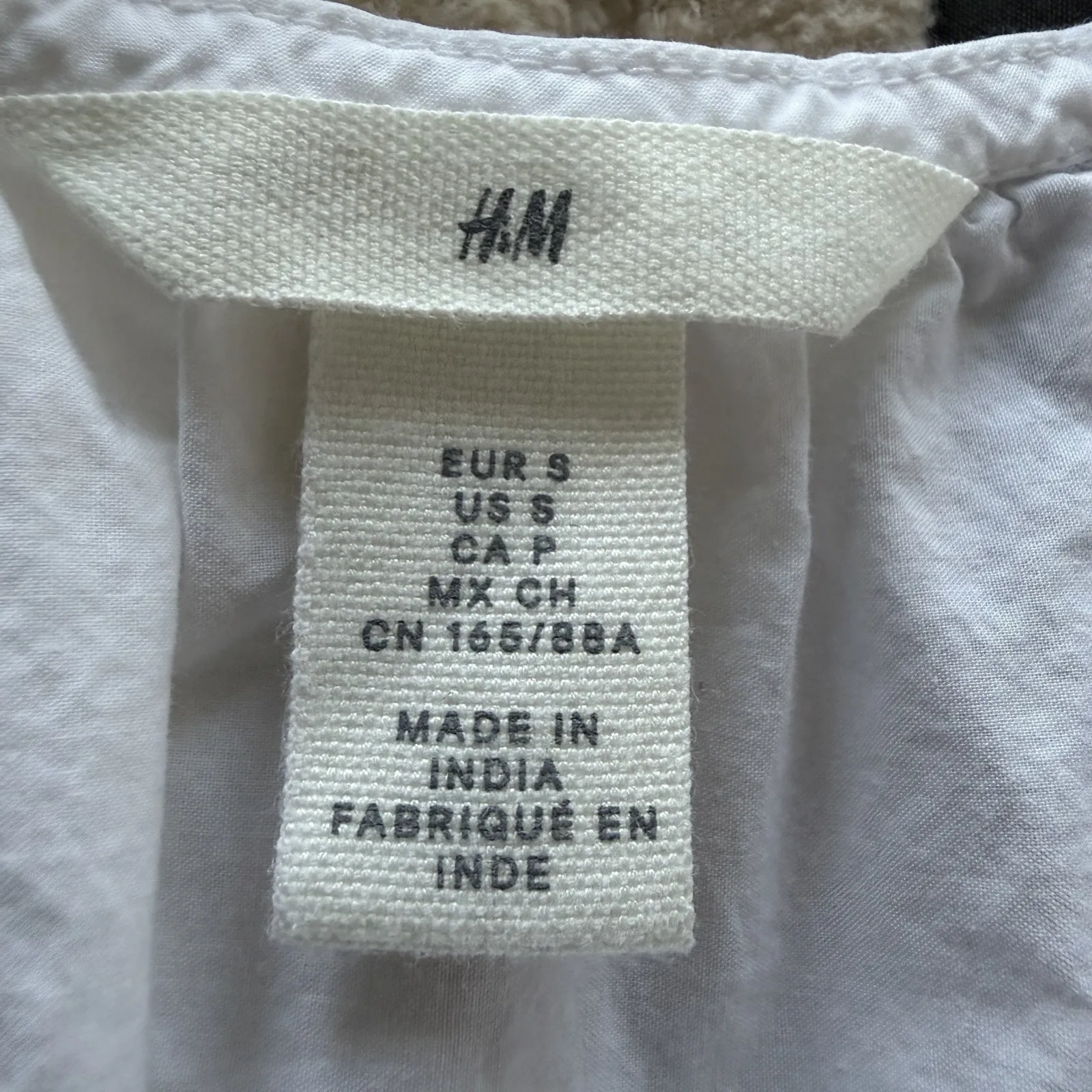 H&M Women's White Eyelet Cotton Tank Top Small Eyelet Lace Cami Romantic Boho - Image 9