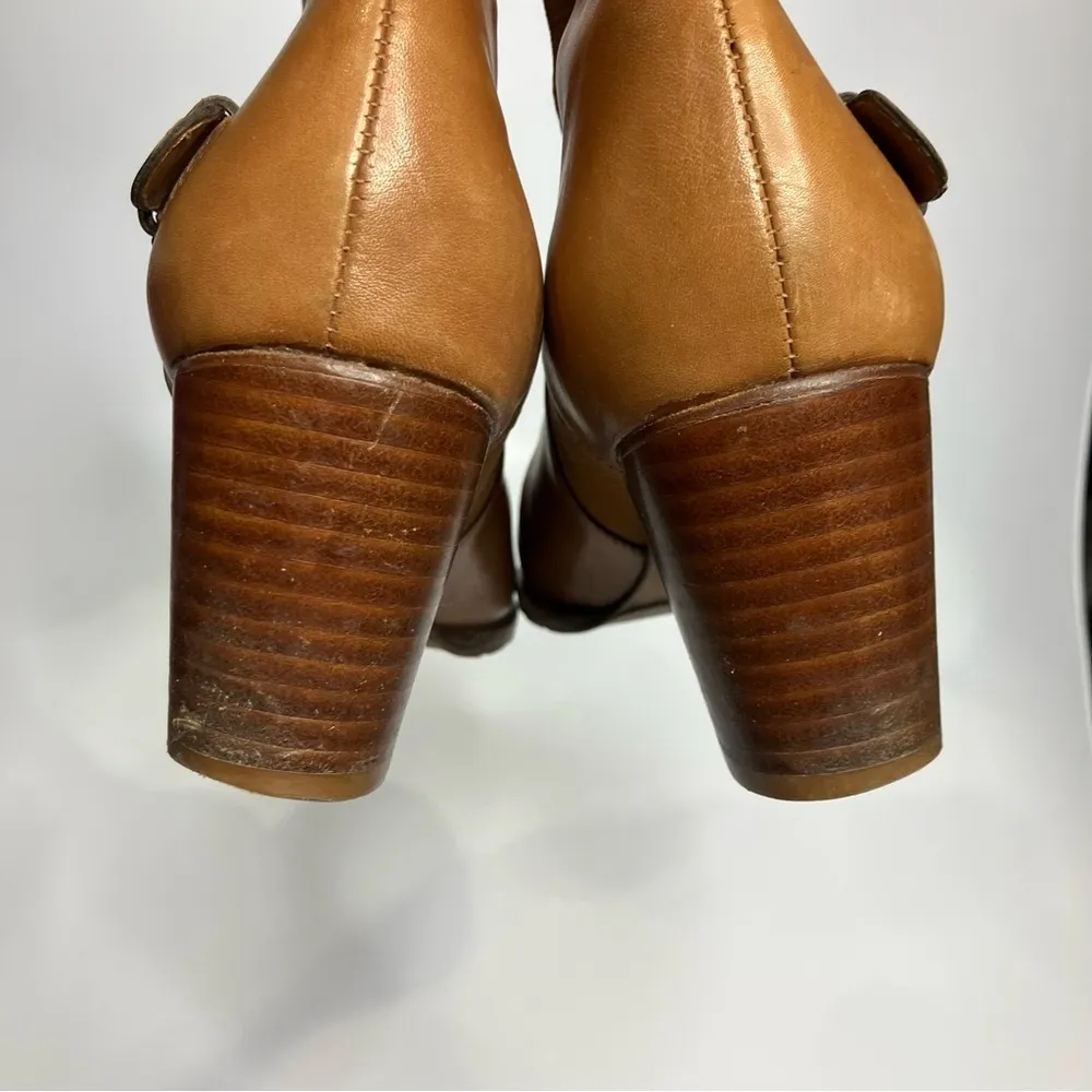 Cole Haan caramel‎ leather pull on boots size 6.5 - Image 6