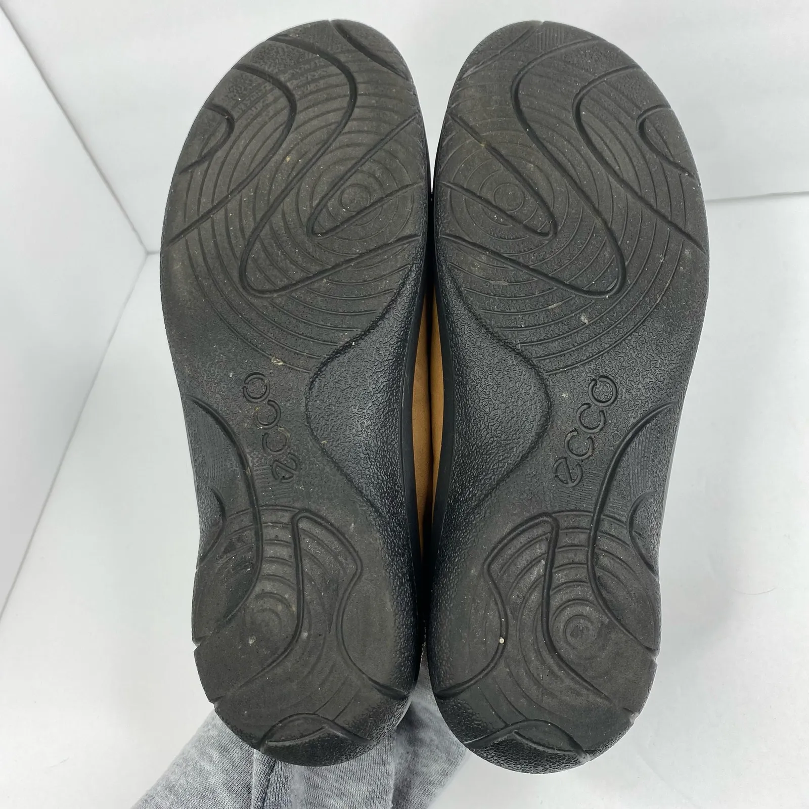 Ecco Cap Toe Oxford Derby Casual Leather Shoes Brown Womens size 40 9.5 - Image 9