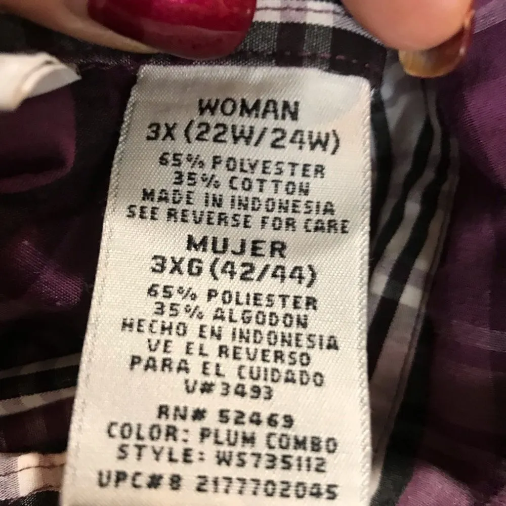 White Stag Size 3X Long Sleeve Shirt - Image 5