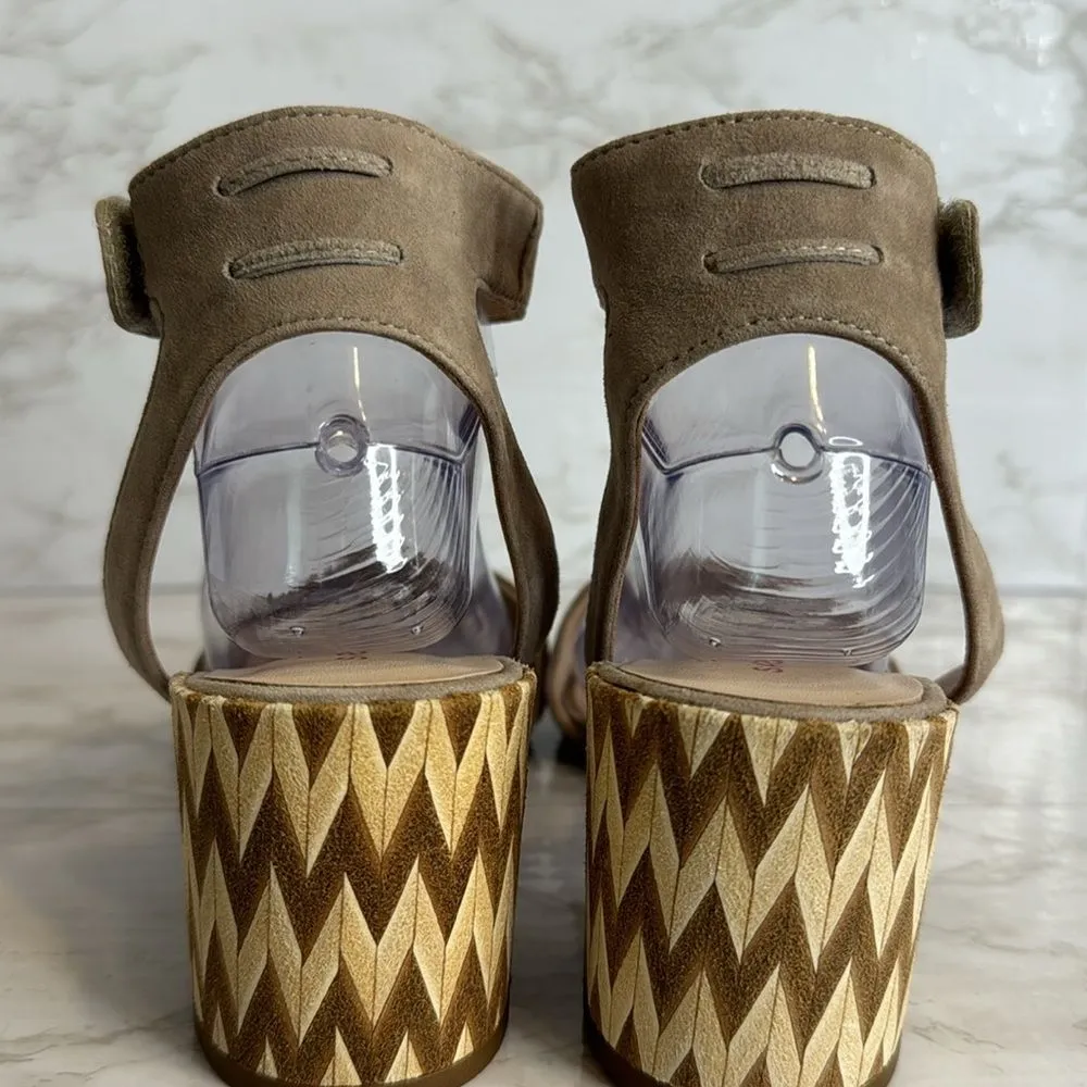 Sacha London Neola ladies chunky heel strap ankle shoes size 8.5 - Image 7