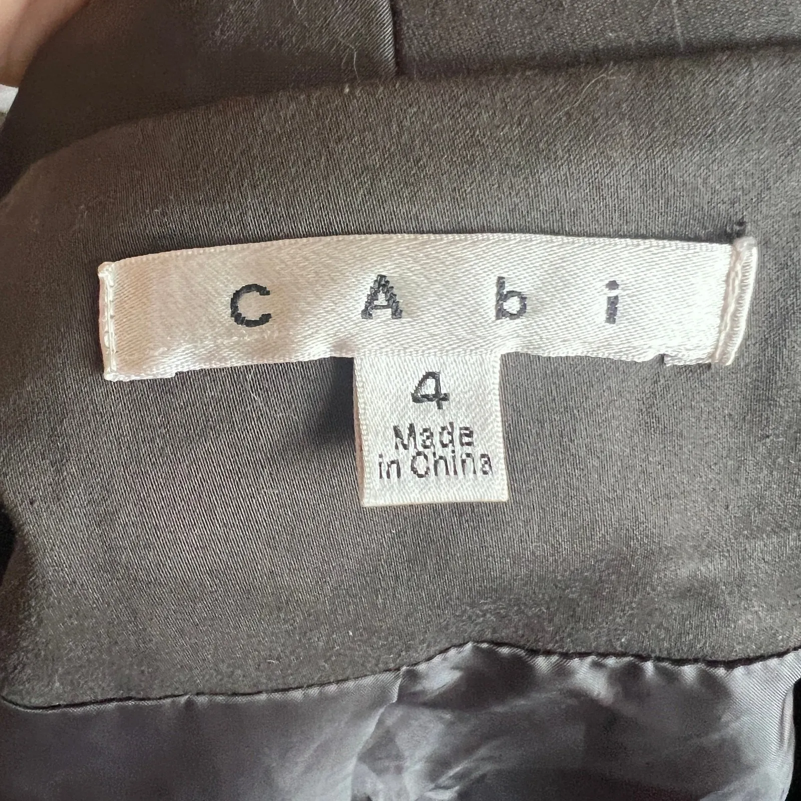 Cabi Gray Button Front Blazer Size 4 Women's Office Chic Preppy Academia - Image 4