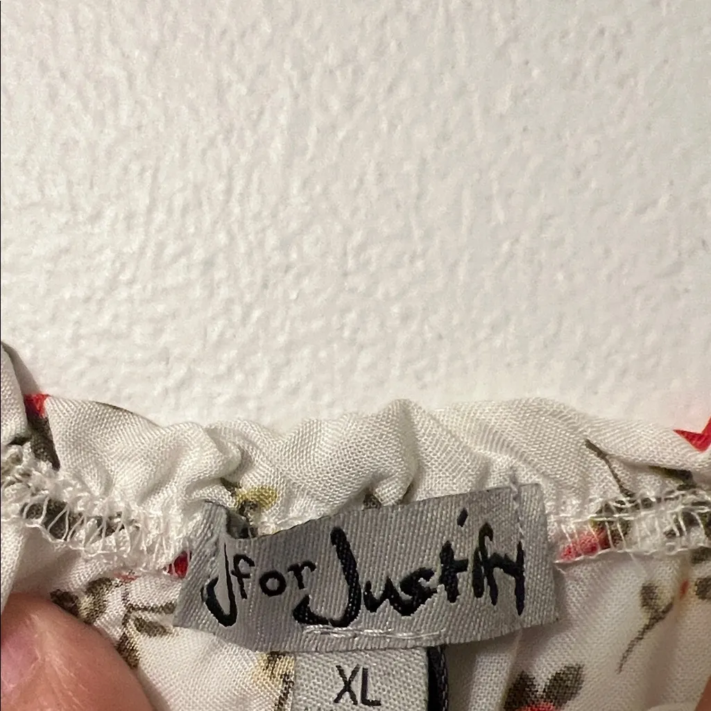 J for Justify Cream Floral Midi Dress - Image 2