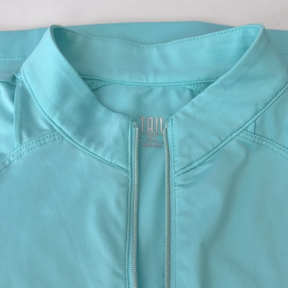 Tail Activewear Tove Sleeveless Golf Top in Merry Aqua Blue Size XS $84 - Image 3