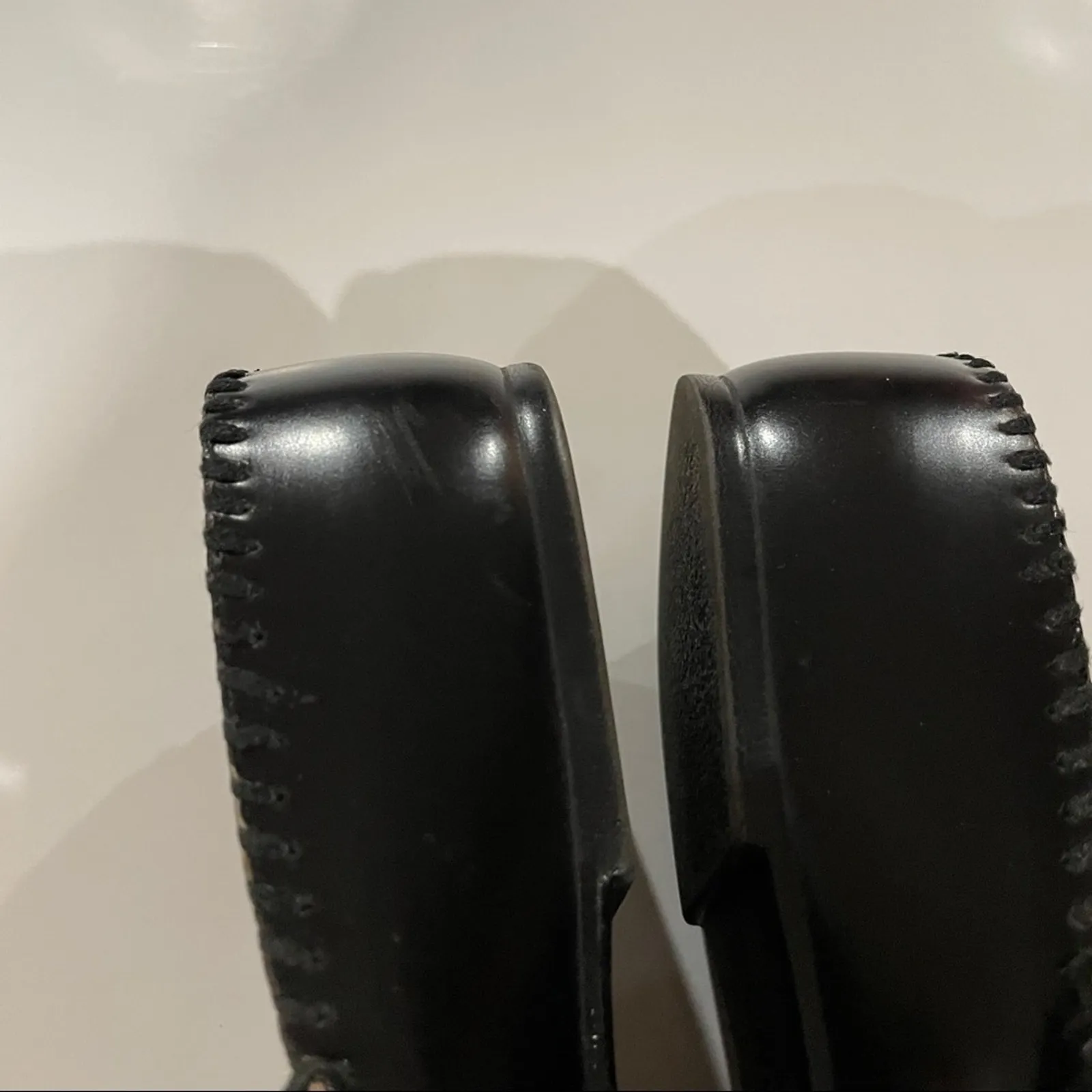 Naturalizer Dark‎ Brown Leather Criss Cross Strappy Slip On Sandals Size 8.5 - Image 8