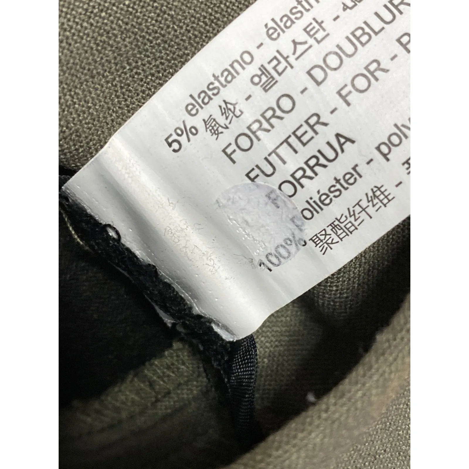 Zara Women's Green High Waisted Gold Buttons Casual Wide Leg Sailor Shorts Sz M - Image 4