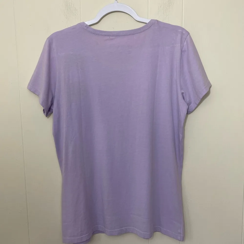 Life Is Good NEW Purple Crusher Tee Rainbow Heart Flag ~ NWT Women’s Size M - Image 2