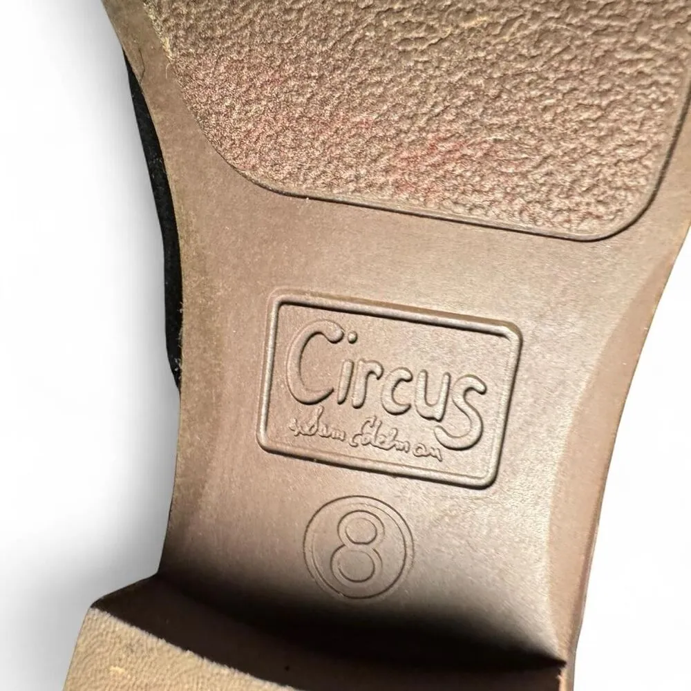 Circus by Sam Edelman Women's Black Suede low heel Ankle Booties Size 8 - Image 5