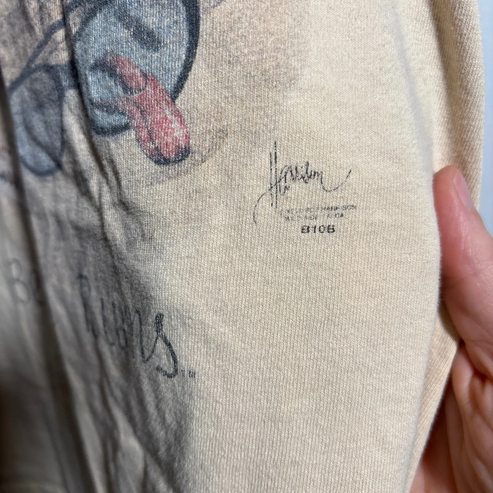 VTG‎ Beach Bums Puppy Dogs Graphic Tank Top Coastal Grandma Core Retro Cotton L Yellow Size L - Image 5