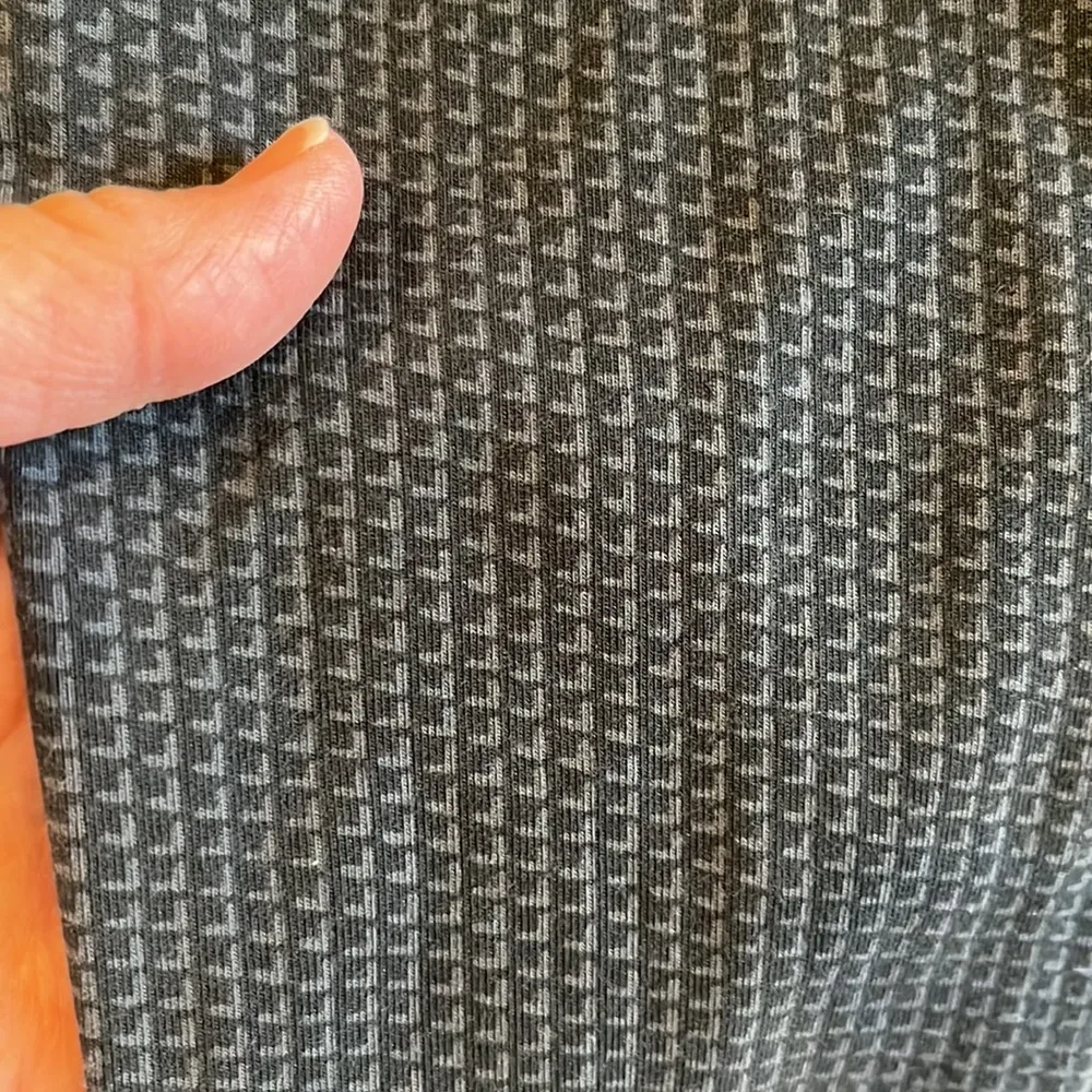 Athletic Running Leggings Black Gray Print - Image 8