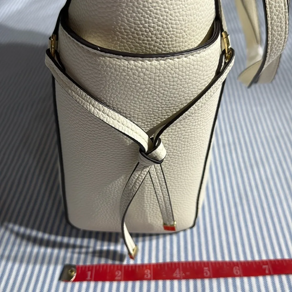 Nanette Lepore - Cream Ivory - Vegan Leather Tote Shoulder Bag - Listing #2 - Image 6