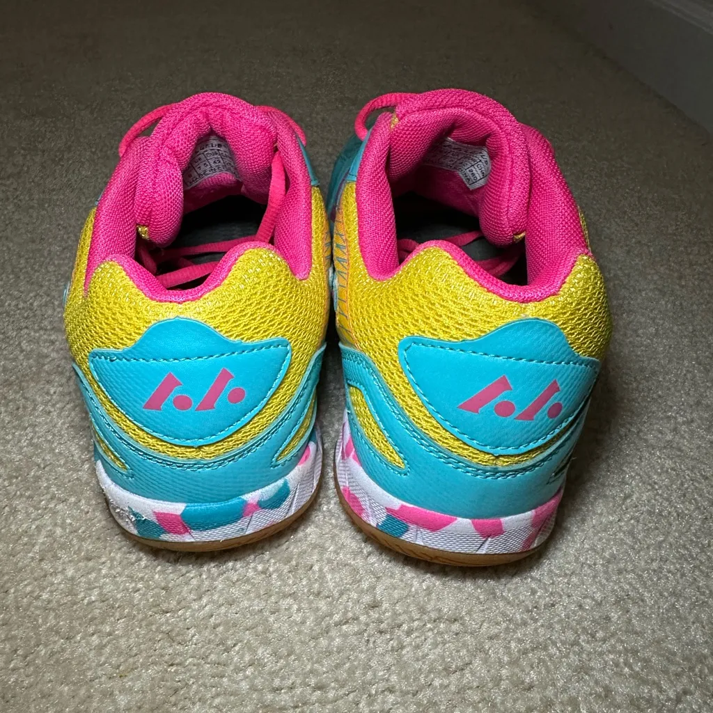 Colorful Court Sneakers Blue Size 8 - Image 3