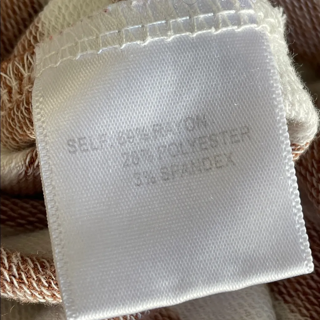 Jane and Delancey Brown and White Striped Short Sleeve Top - Image 5