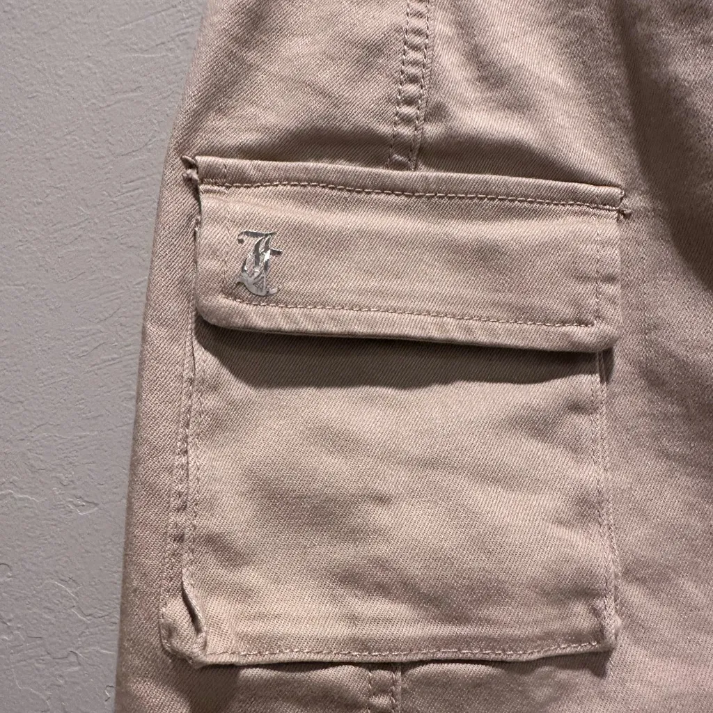 Juicy Couture‎ Khaki Cargo Belted Mini Skirt - Image 5