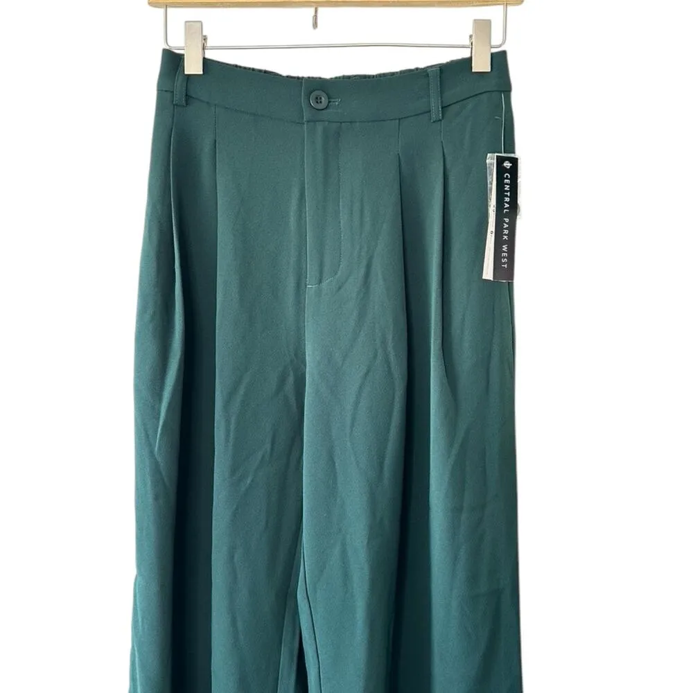 Central Park West Dark Green Brooke Trouser Pants Women's Size Small NEW - Image 2