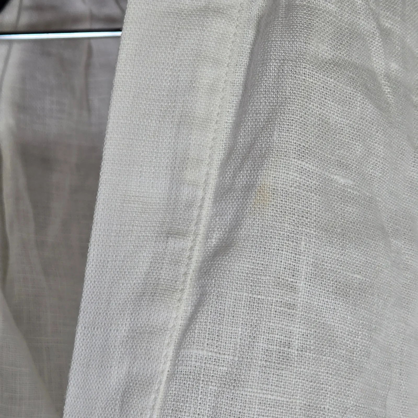 J. Crew Cabana dress in linen White CI918 S NWT Long Sleeve Maxi‎ Belted - Image 7