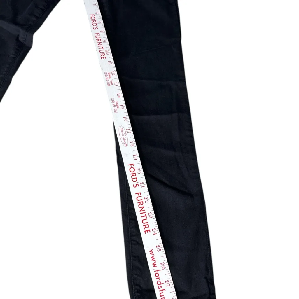 AG‎ Adriano Goldschmied The Prima Mid-Rise Stretch Cigarette Jean Black Size 27R - Image 8