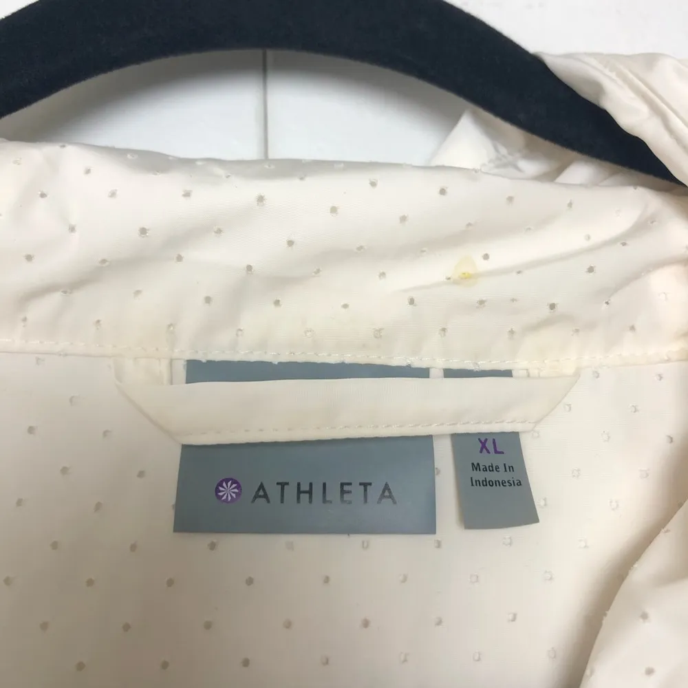 Athleta Perforated Aerate Jacket with Hood in Cream - Image 5