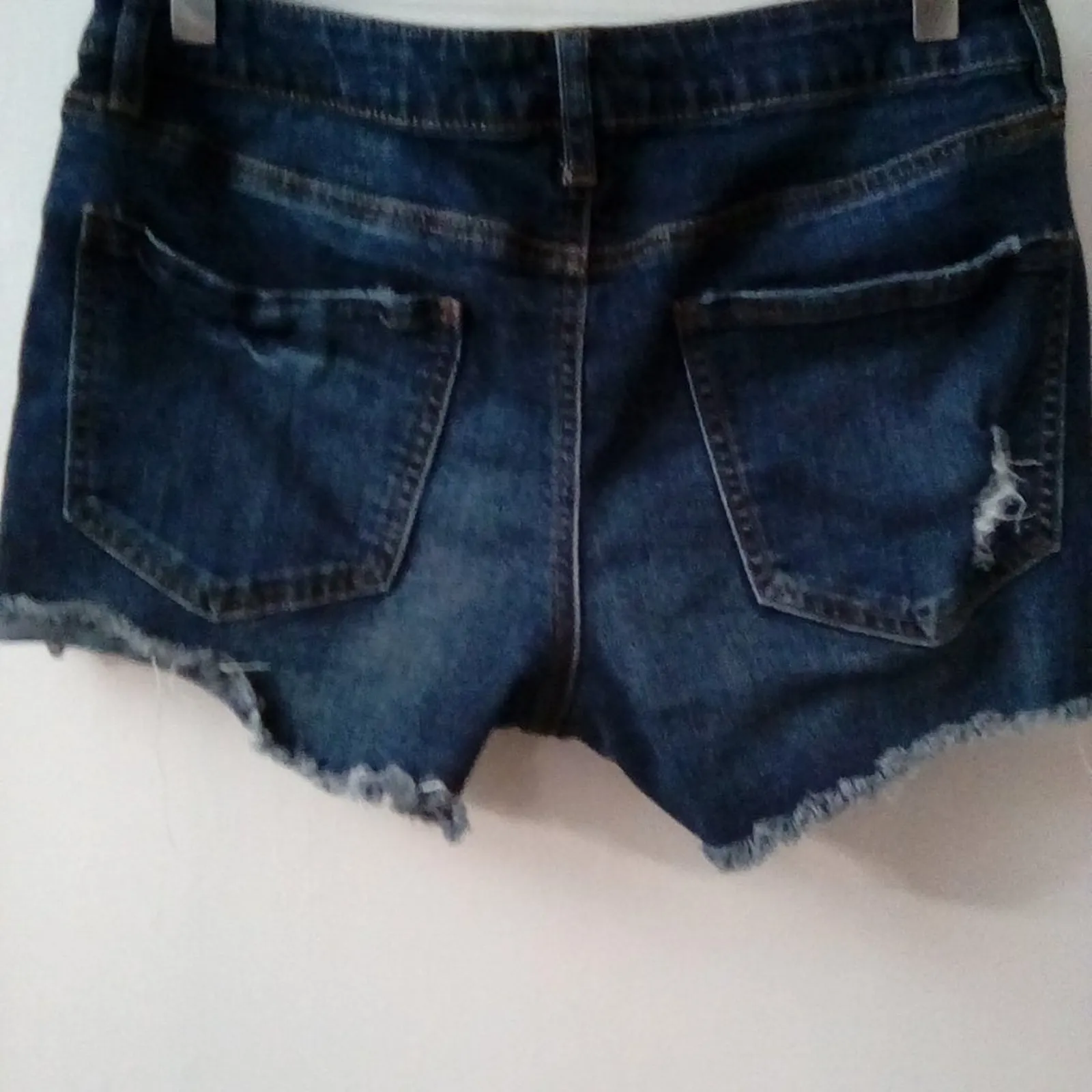 Refuge Distressed Denim Shorts 6 Festival Boho Hippie Costal Cowgirl Normcore - Image 2