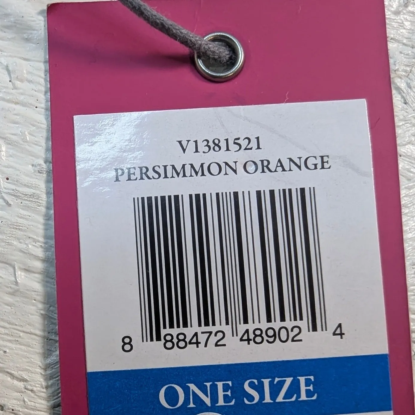 Vince Camuto Persimmon Orange Abstract Print Sheer Scarf One Size - Image 6