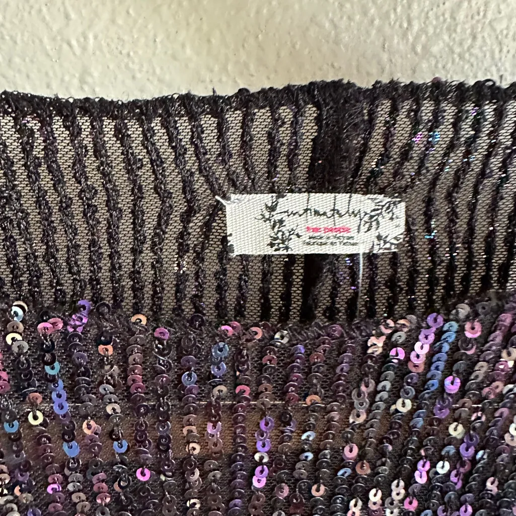 FREE PEOPLE INTIMATELY SEQUINS Top. - Image 4