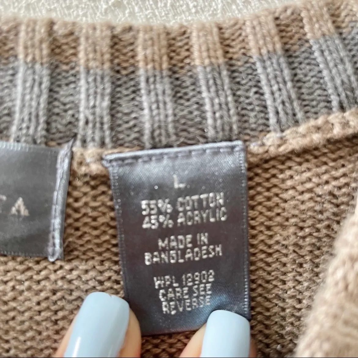 Oscar de la Renta Square Pattern Vintage Sweater - Image 6