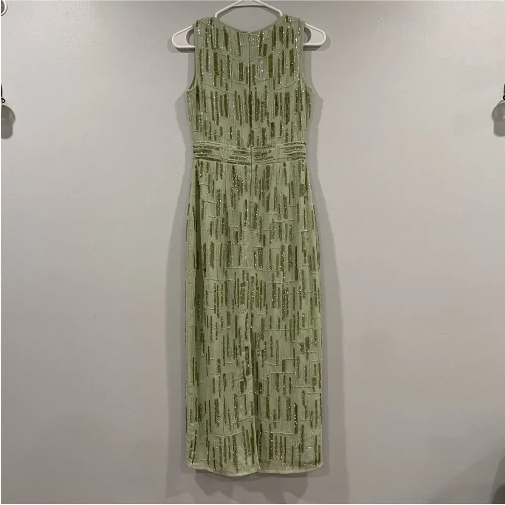 Mac Duggal 93597 Abstract Beaded Sleeveless Dress 0 - Image 3