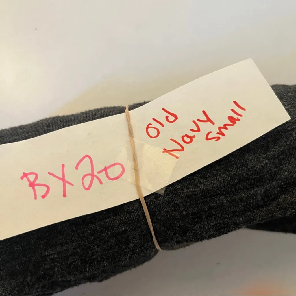 Old Navy Dark Gray Lace Sleeve Long Sleeve Top - Image 9