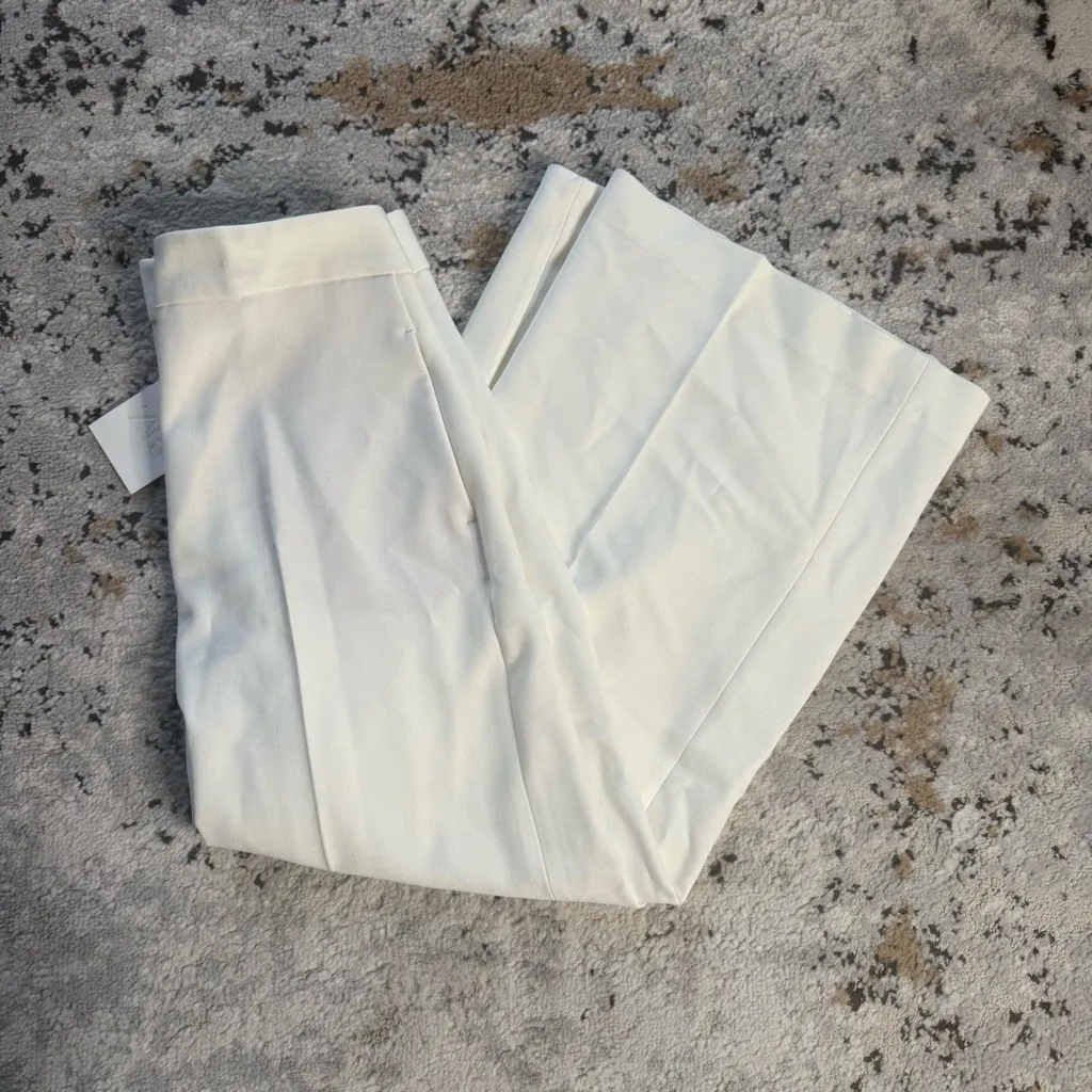 Zara Cream Wide-Leg Culottes - Image 4