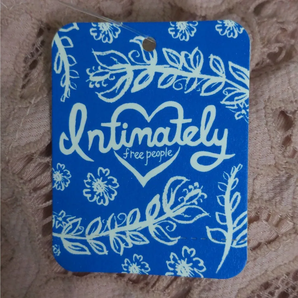 Free People Adella Cami Crochet Lace Flowy Tiered Crisscross Dusty Mauve XS New - Image 9