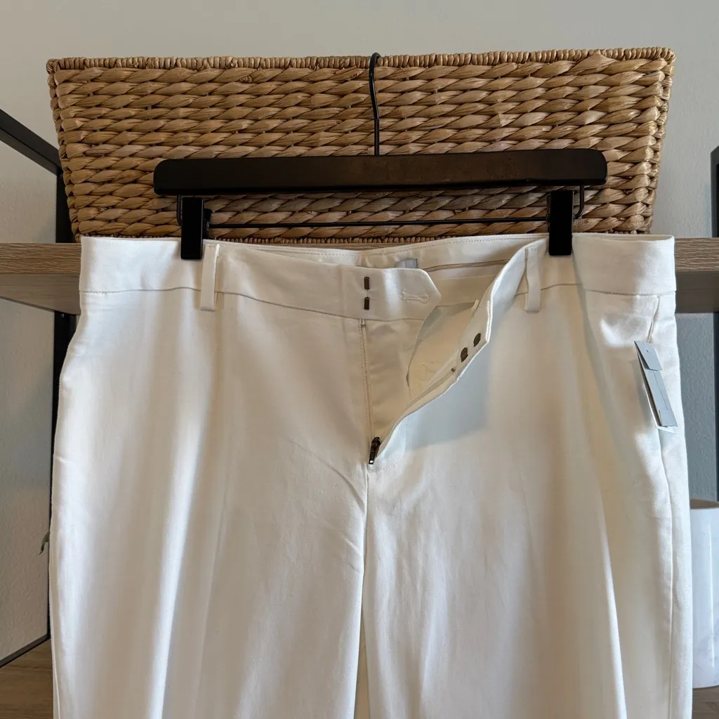 NWT GAP High-Rise Perfect Trouser Washable Cotton Woven Career Dress Pant, 16L - Image 7